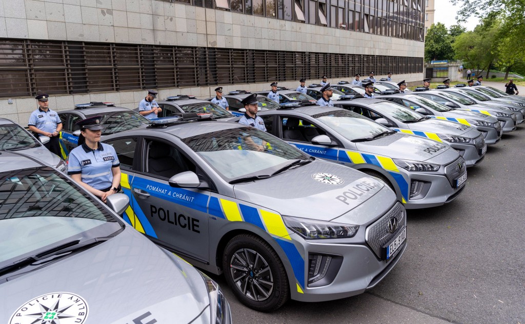 Hyundai Ioniq a cseh rendőrségnél